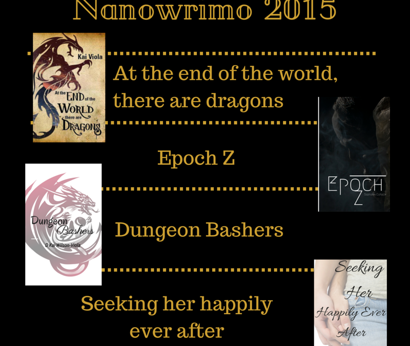 Nanowrimo 2015 and what I’m writing
